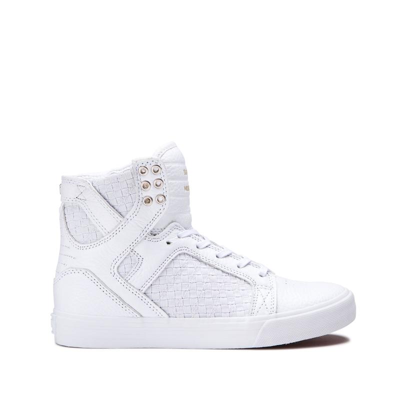 Supra SKYTOP Sneaker High Damen Weiß Online Kaufen NVSYL0746